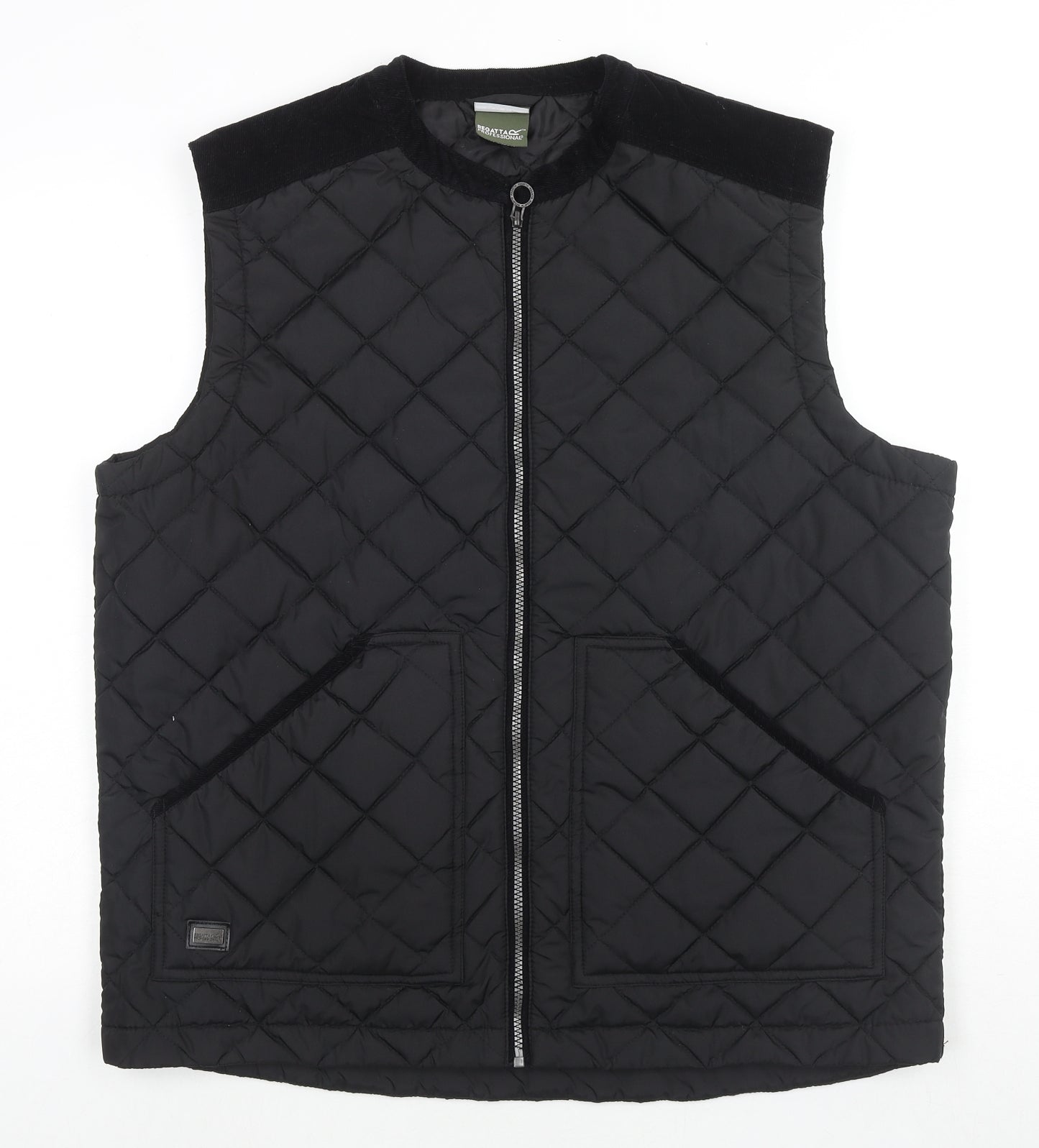 Regatta Mens Black Quilted Waistcoat Size XL Zip