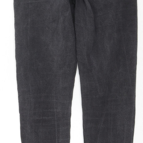 Denim & Co. Womens Black Cotton Skinny Jeans Size 10 L27 in Regular Zip