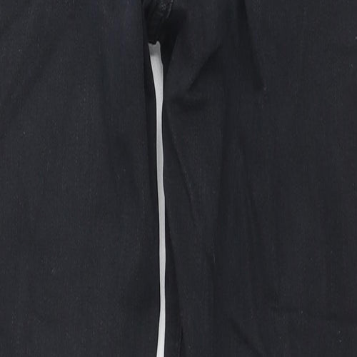 Topshop Womens Black Cotton Skinny Jeans Size 28 in L30 in Regular Zip