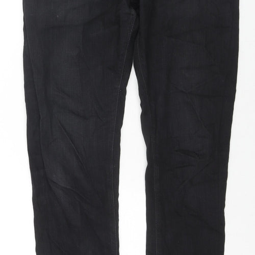 Levi's Mens Black Cotton Straight Jeans Size 31 in L32 in Regular Zip
