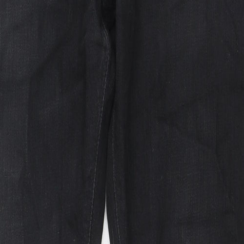 Levi's Mens Black Cotton Straight Jeans Size 31 in L32 in Regular Zip