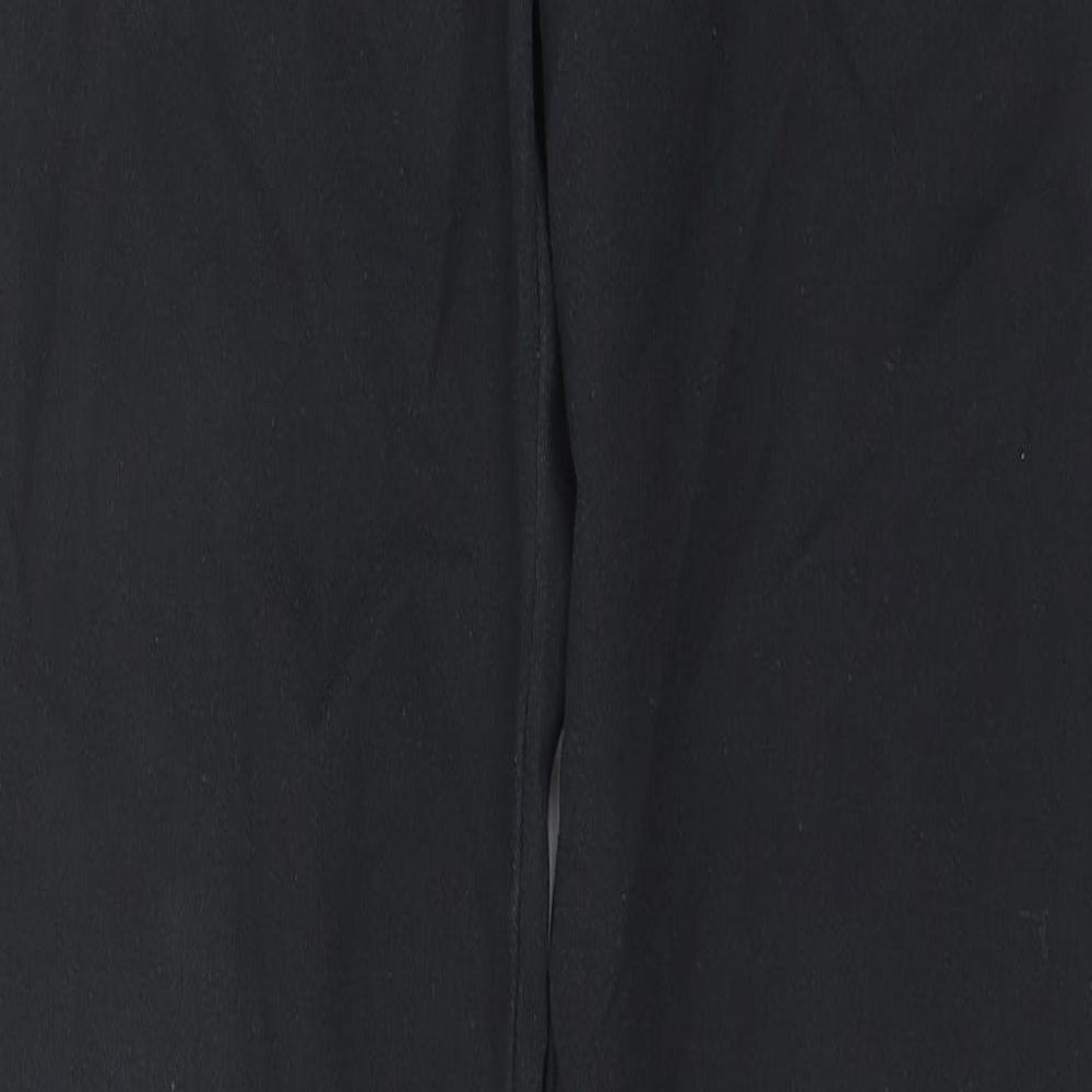 Dickies Mens Black Cotton Trousers Size 32 in L34 in Regular Zip