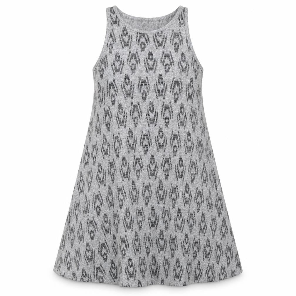 Front view of Gap women’s grey polyester a-line, size XS, round neck pullover