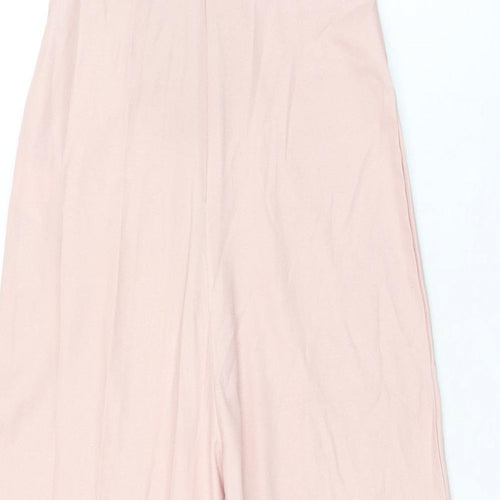 Lipsy London Girls Pink 100% Polyester Jumpsuit One-Piece Size 11 Years L25 in Zip