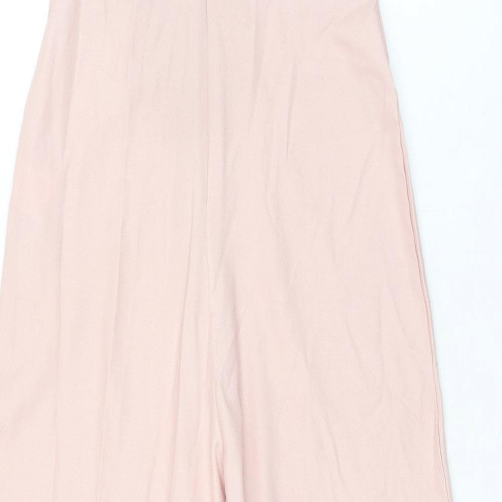 Lipsy London Girls Pink 100% Polyester Jumpsuit One-Piece Size 11 Years L25 in Zip