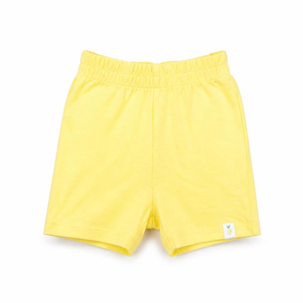 Marks and Spencer Girls Yellow Cotton Shorts Outfit/Set Size 9-12 Months Pullover