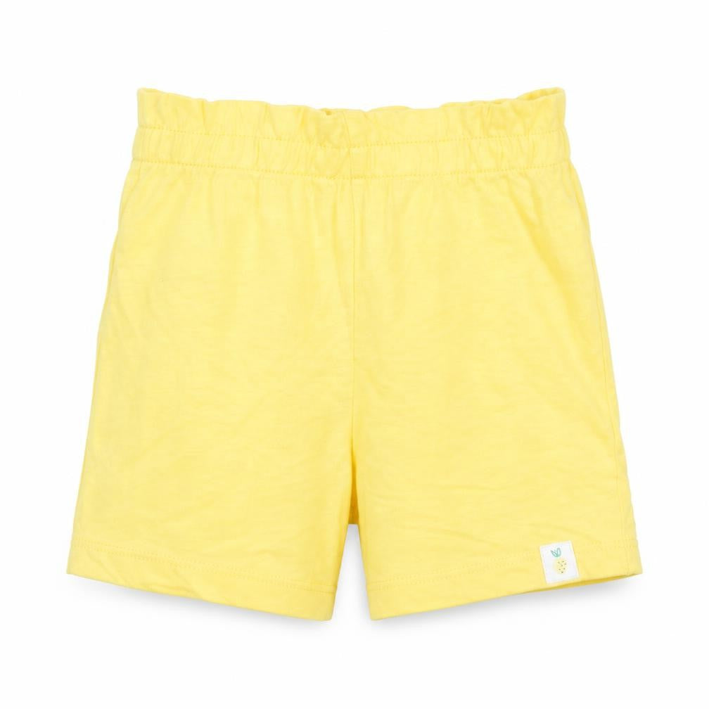 Marks and Spencer Girls Yellow Cotton Shorts Outfit/Set Size 12-18 Months Pullover
