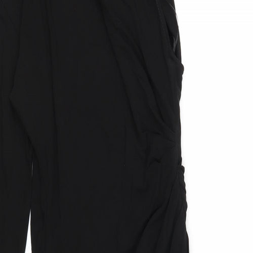 Zara Womens Black Viscose Bodycon Size M Mock Neck Pullover