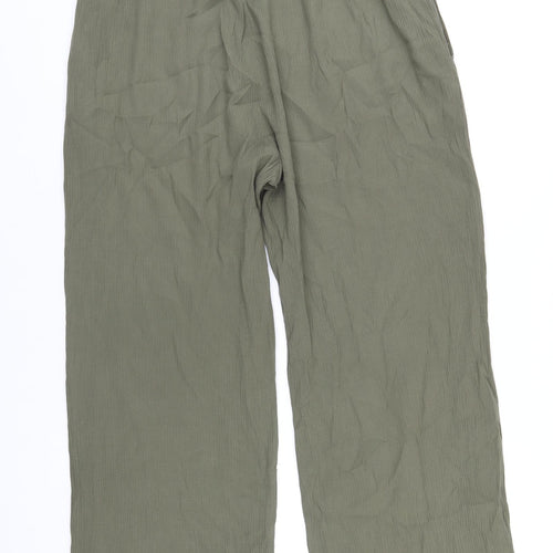 Damart Womens Green Viscose Trousers Size 20 L27 in Regular