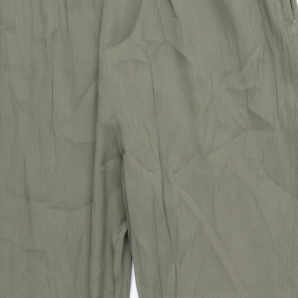 Damart Womens Green Viscose Trousers Size 20 L27 in Regular