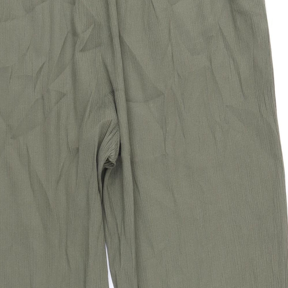 Damart Womens Green Viscose Trousers Size 20 L27 in Regular