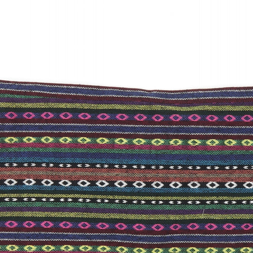 Topshop Womens Multicoloured Geometric Polyester A-Line Skirt Size 12 Zip