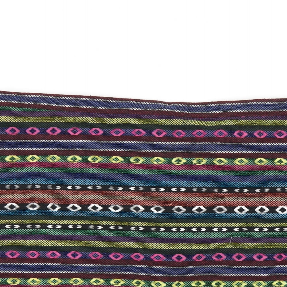 Topshop Womens Multicoloured Geometric Polyester A-Line Skirt Size 12 Zip