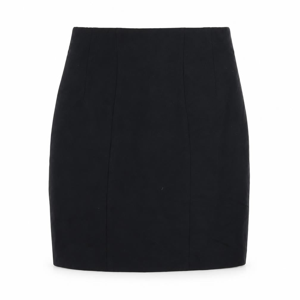 Marks and Spencer Womens Black Viscose A-Line Skirt Size 8