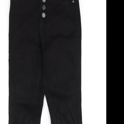 Paige Womens Black Cotton Skinny Jeans Size 26 in L28 in Regular Button