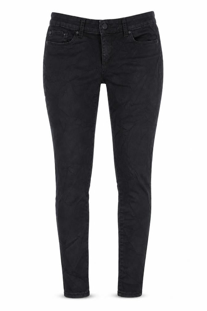 Mango Womens Black Cotton Skinny Jeans Size 6 L31 in Regular Zip