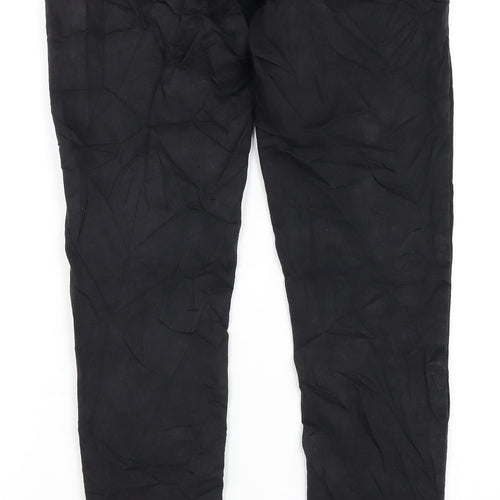 Mango Womens Black Cotton Skinny Jeans Size 6 L31 in Regular Zip