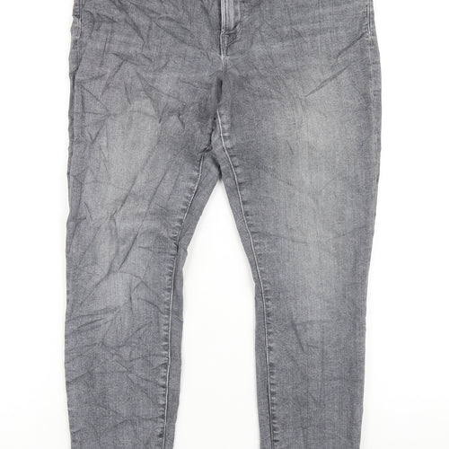 Gap Mens Grey Cotton Skinny Jeans Size 31 in L29 in Regular Zip