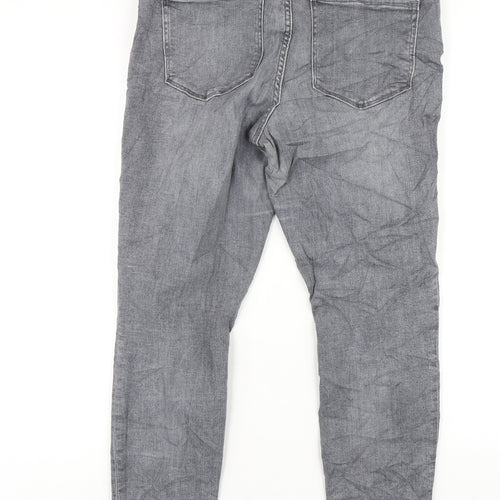 Gap Mens Grey Cotton Skinny Jeans Size 31 in L29 in Regular Zip