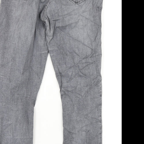 Gap Mens Grey Cotton Skinny Jeans Size 31 in L29 in Regular Zip