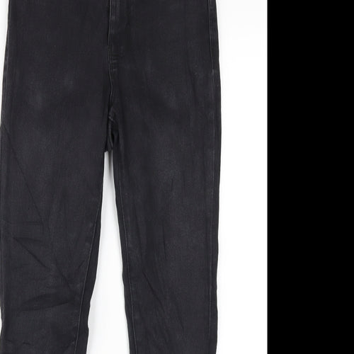 Denim & Co. Womens Black Cotton Skinny Jeans Size 8 L27 in Regular Zip