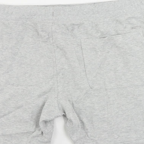 Autograph Mens Grey Cotton Sweat Shorts Size 3XL L8 in Regular Drawstring