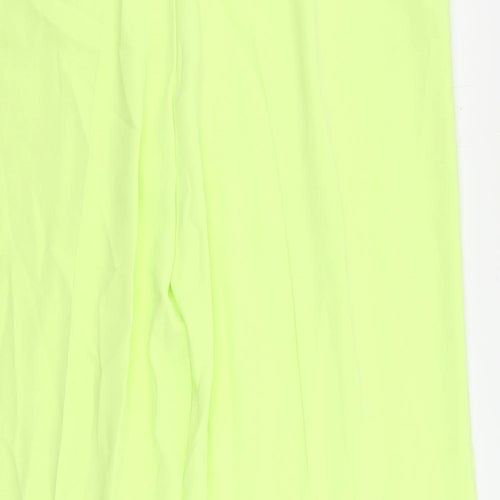 Marks and Spencer Womens Green Polyester Trousers Size 20 L29 in Regular Drawstring