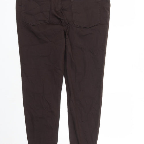 Marks and Spencer Womens Brown Cotton Jegging Jeans Size 20 L28 in Regular - Elasticated Waist