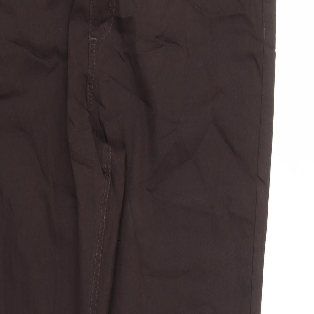 Marks and Spencer Womens Brown Cotton Jegging Jeans Size 20 L28 in Regular - Elasticated Waist