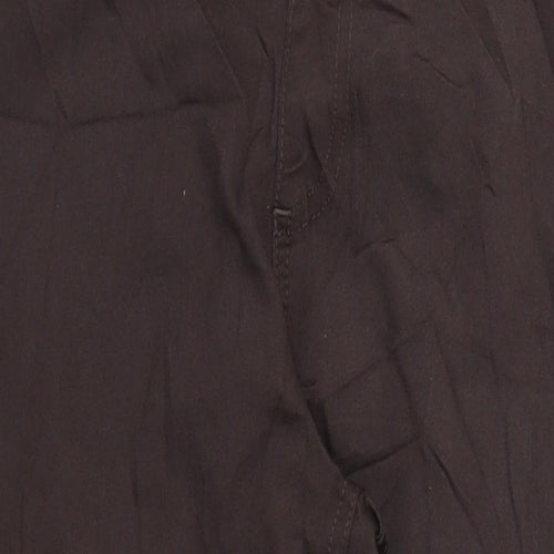 Marks and Spencer Womens Brown Cotton Jegging Jeans Size 16 L29 in Regular - Elasticated Waist