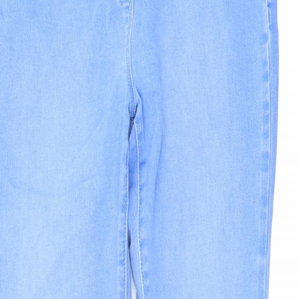 NEXT Womens Black Cotton Jegging Jeans Size 12 L31 in Regular