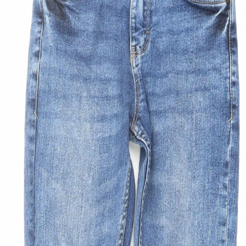 NEXT Boys Blue Cotton Skinny Jeans Size 8 Years Regular Button