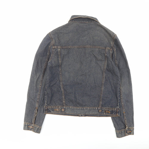 Marks and Spencer Womens Blue Jacket Size 12 Button - Vintage