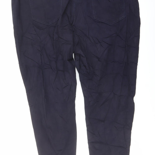 Marks and Spencer Womens Blue Cotton Skinny Jeans Size 26 L26 in Regular Button