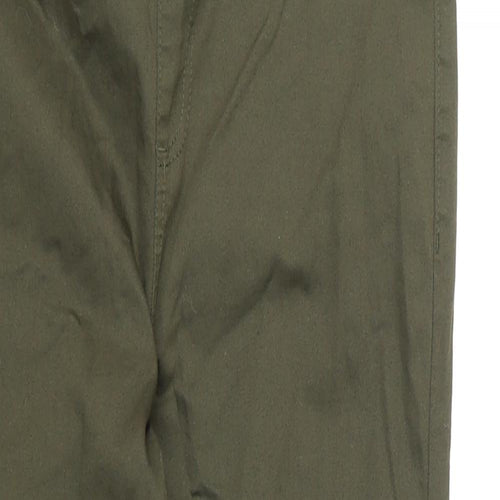 Marks and Spencer Womens Green Cotton Jegging Jeans Size 14 L21 in Regular