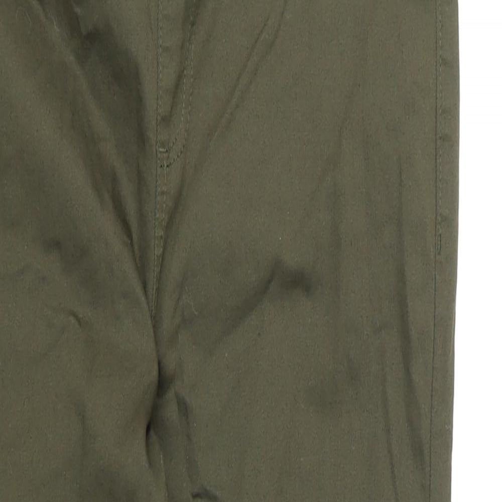 Marks and Spencer Womens Green Cotton Jegging Jeans Size 14 L21 in Regular