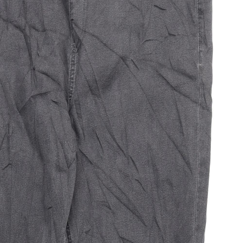 Marks and Spencer Womens Grey Cotton Jegging Jeans Size 18 L28 in Regular