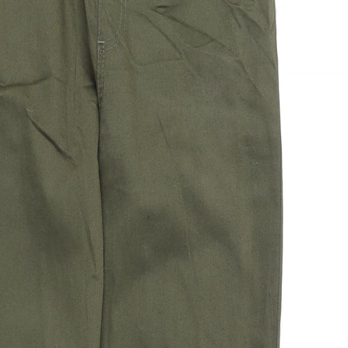 Marks and Spencer Womens Green Cotton Jegging Jeans Size 14 L27 in Regular