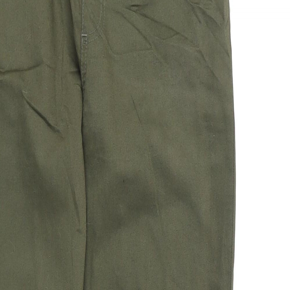 Marks and Spencer Womens Green Cotton Jegging Jeans Size 14 L27 in Regular