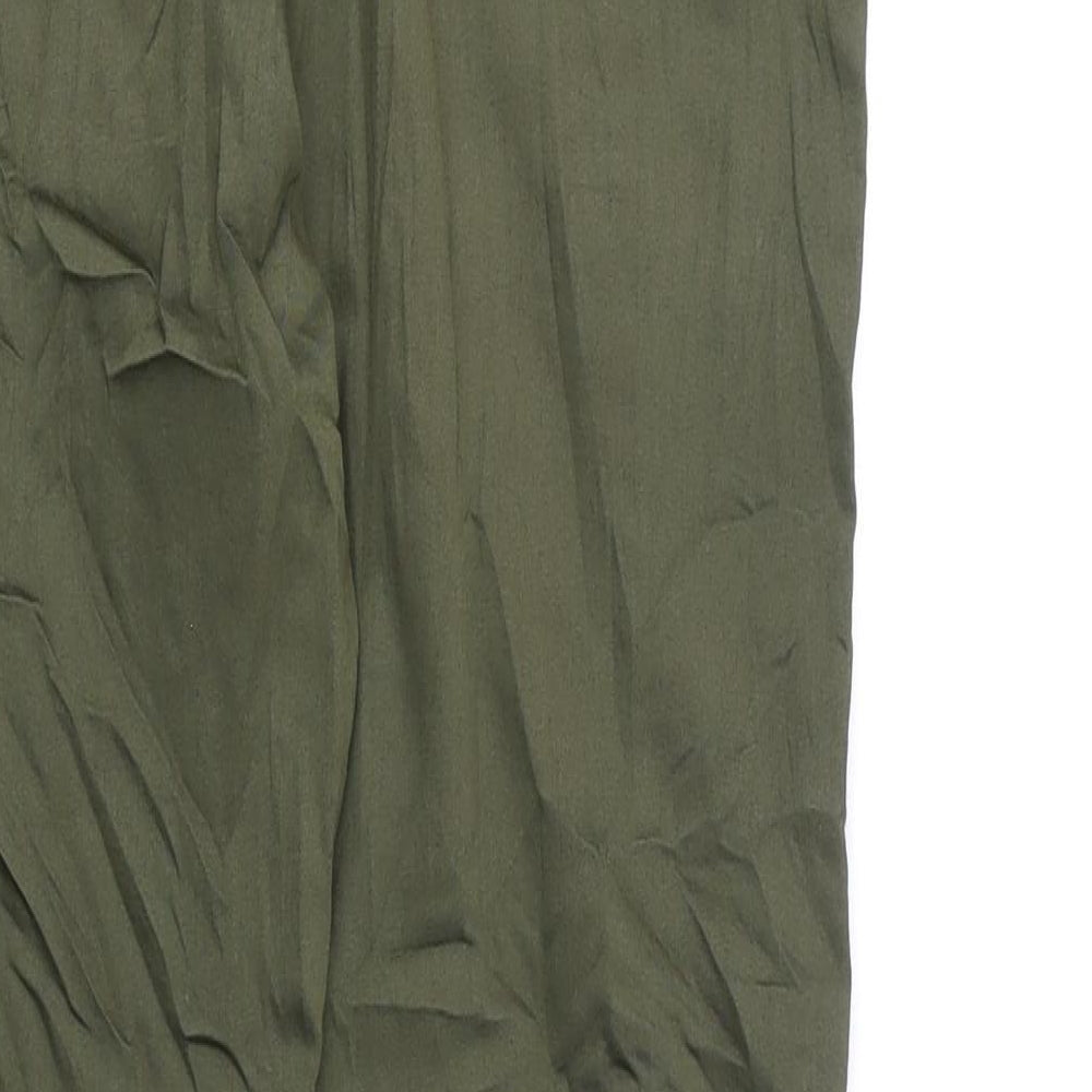 Marks and Spencer Womens Green Cotton Jegging Jeans Size 16 L27 in Regular