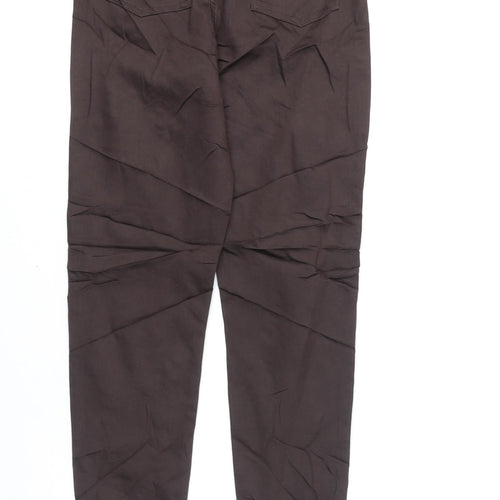 Marks and Spencer Womens Brown Cotton Jegging Jeans Size 8 L27 in Regular