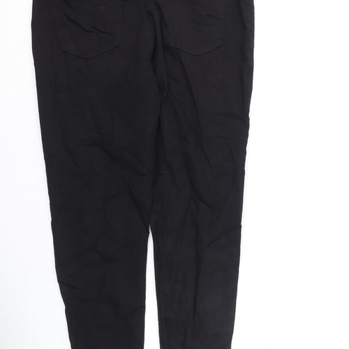 Marks and Spencer Womens Black Cotton Jegging Jeans Size 34 in L25 in Regular