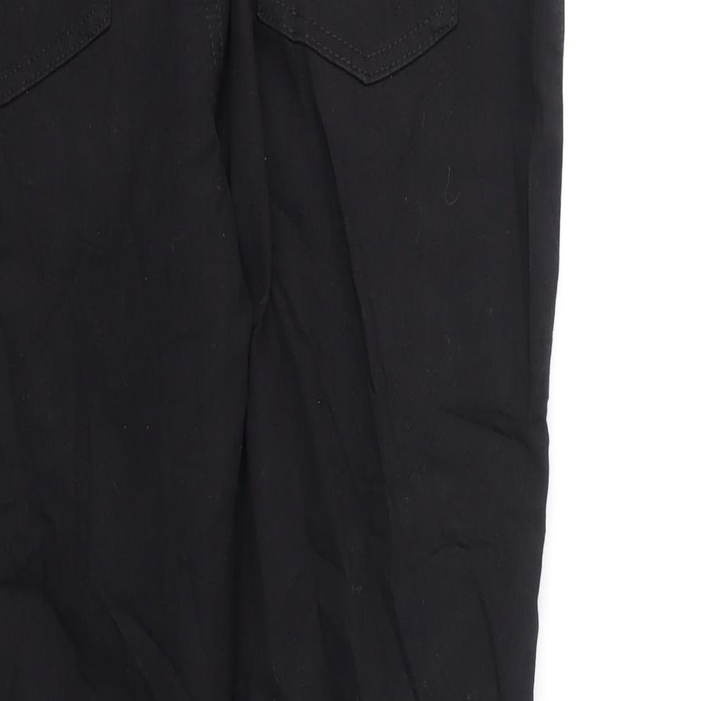 Marks and Spencer Womens Black Cotton Jegging Jeans Size 34 in L25 in Regular