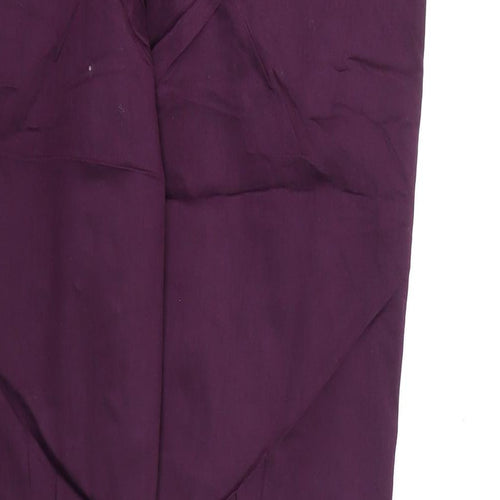Marks and Spencer Womens Purple Cotton Jegging Jeans Size 18 L27 in Regular