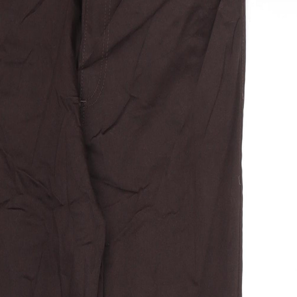 Marks and Spencer Womens Brown Cotton Jegging Jeans Size 16 L26 in Regular