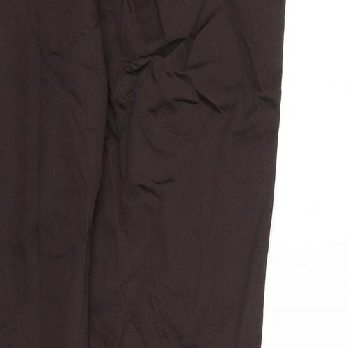 Marks and Spencer Womens Brown Cotton Jegging Jeans Size 16 L26 in Regular
