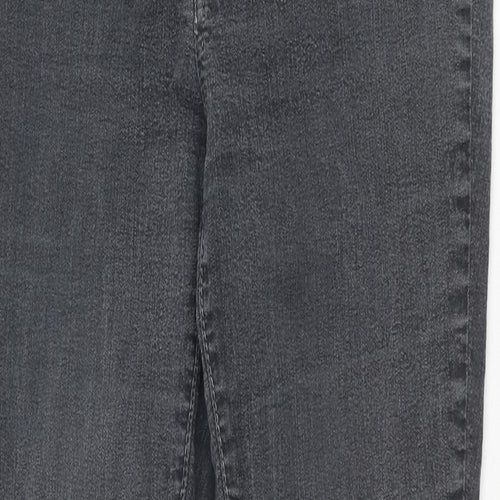 Refuge Womens Grey Cotton Skinny Jeans Size 8 L30 in Regular Zip