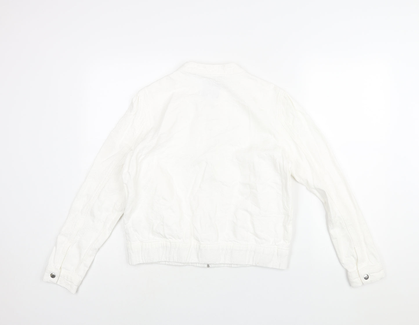 NEXT Womens White Jacket Size 12 Zip