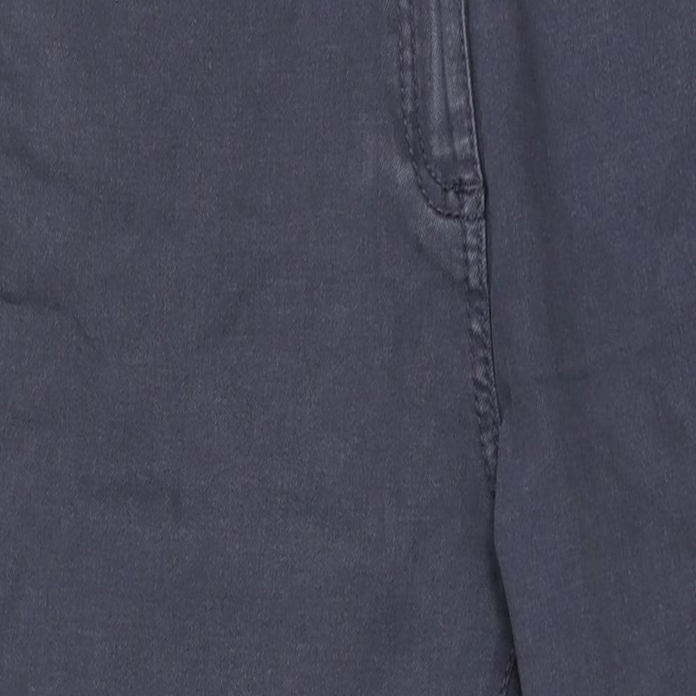 NEXT Womens Blue Cotton Skinny Jeans Size 12 L27 in Regular Zip