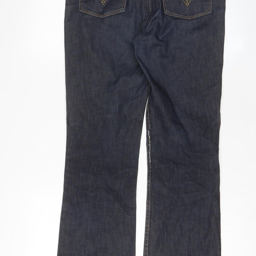 Levi's Womens Blue Cotton Bootcut Jeans Size 30 in L32 in Regular Zip - Pockets